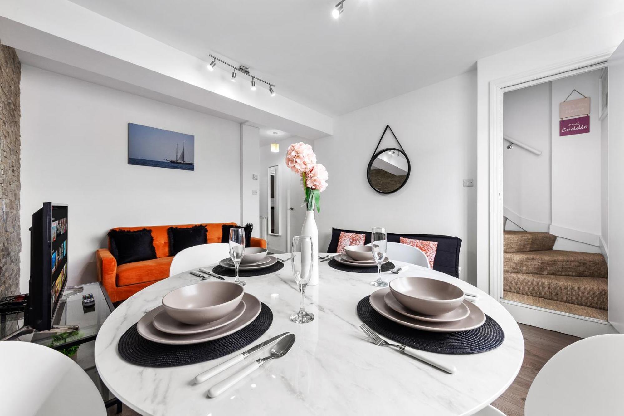 Central London Two Bedroom Serviced Apartment - Nine Elms Luxury Stay - Vauxhall & Westminster 外观 照片