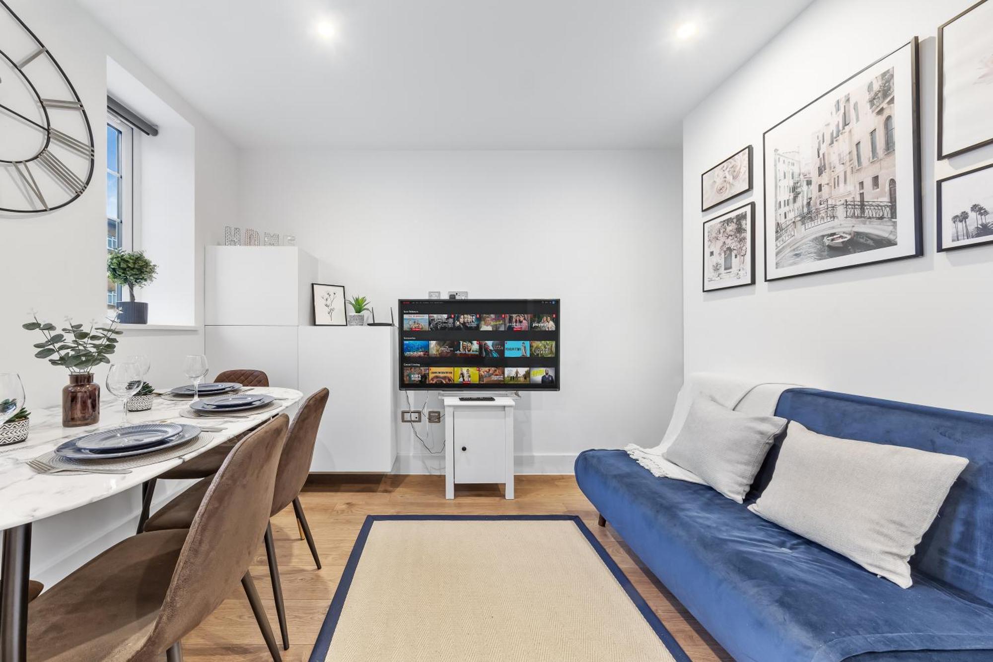 Central London Two Bedroom Serviced Apartment - Nine Elms Luxury Stay - Vauxhall & Westminster 外观 照片