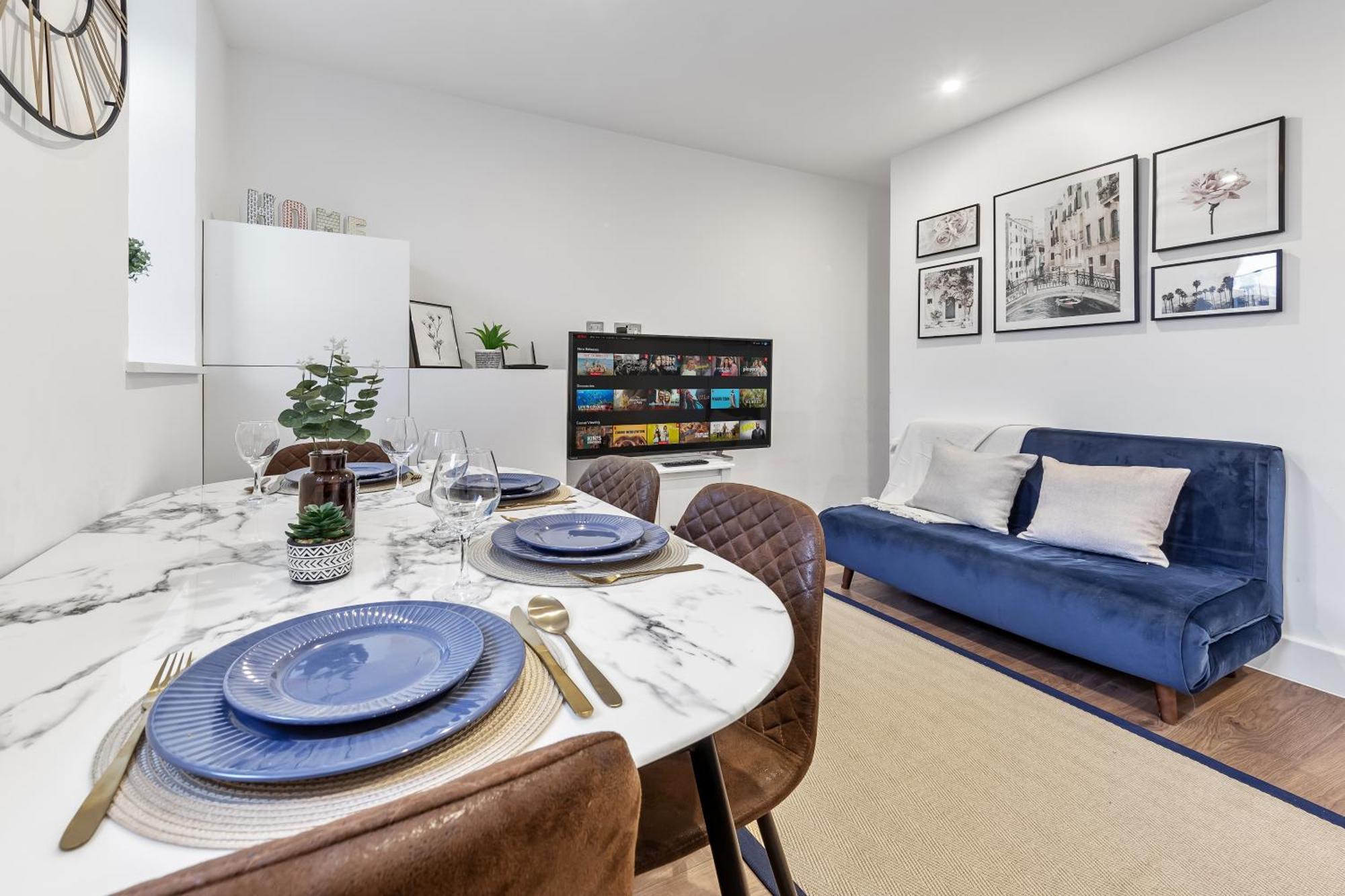Central London Two Bedroom Serviced Apartment - Nine Elms Luxury Stay - Vauxhall & Westminster 外观 照片